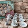 mini vajilla de porcelana