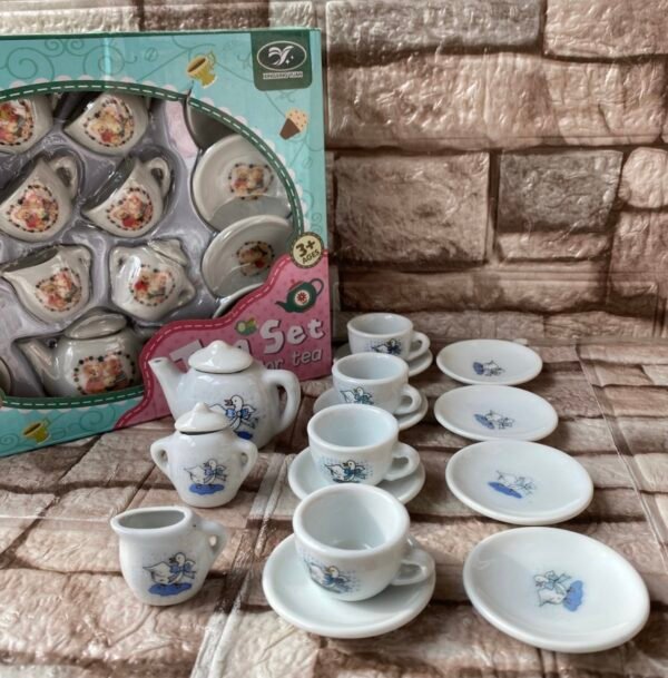 mini vajilla de porcelana