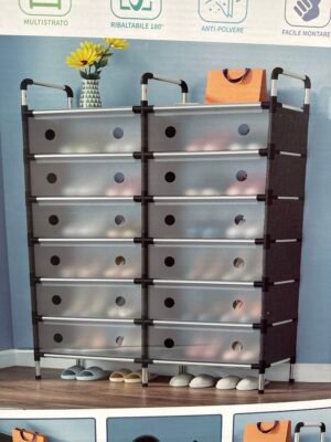 zapatero doble columna cajones