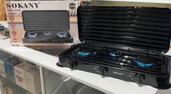 estufa a gas 3 puestos sokany