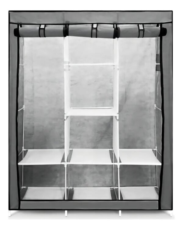 armario plegable 3 columnas con tela