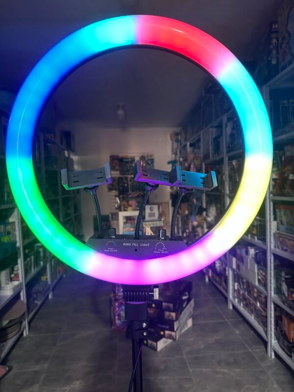 aro de luz 45 cm rgb