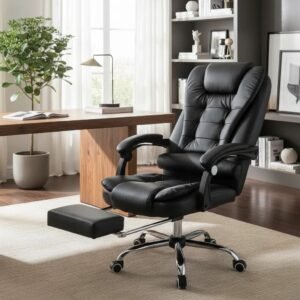 silla ejecutiva con reposapiÉs