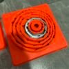 cono vial 70 cm plegable cinta reflectiva